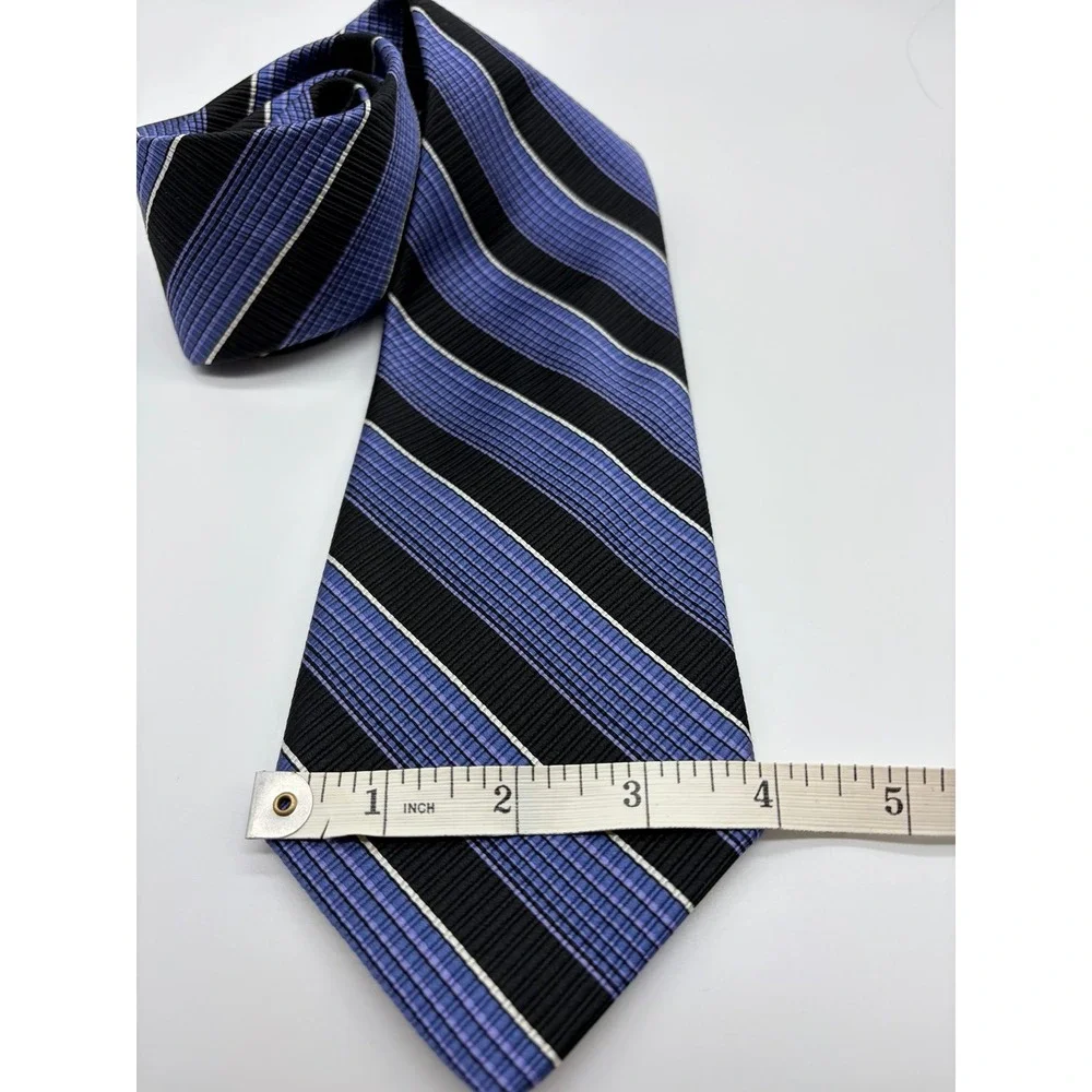 Robert Talbott, Best of Class, Periwinkle/Navy Necktie, Silk, Made USA